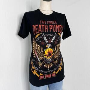 Five Finger Death Punch - “Got Your Six”  Black Shirt